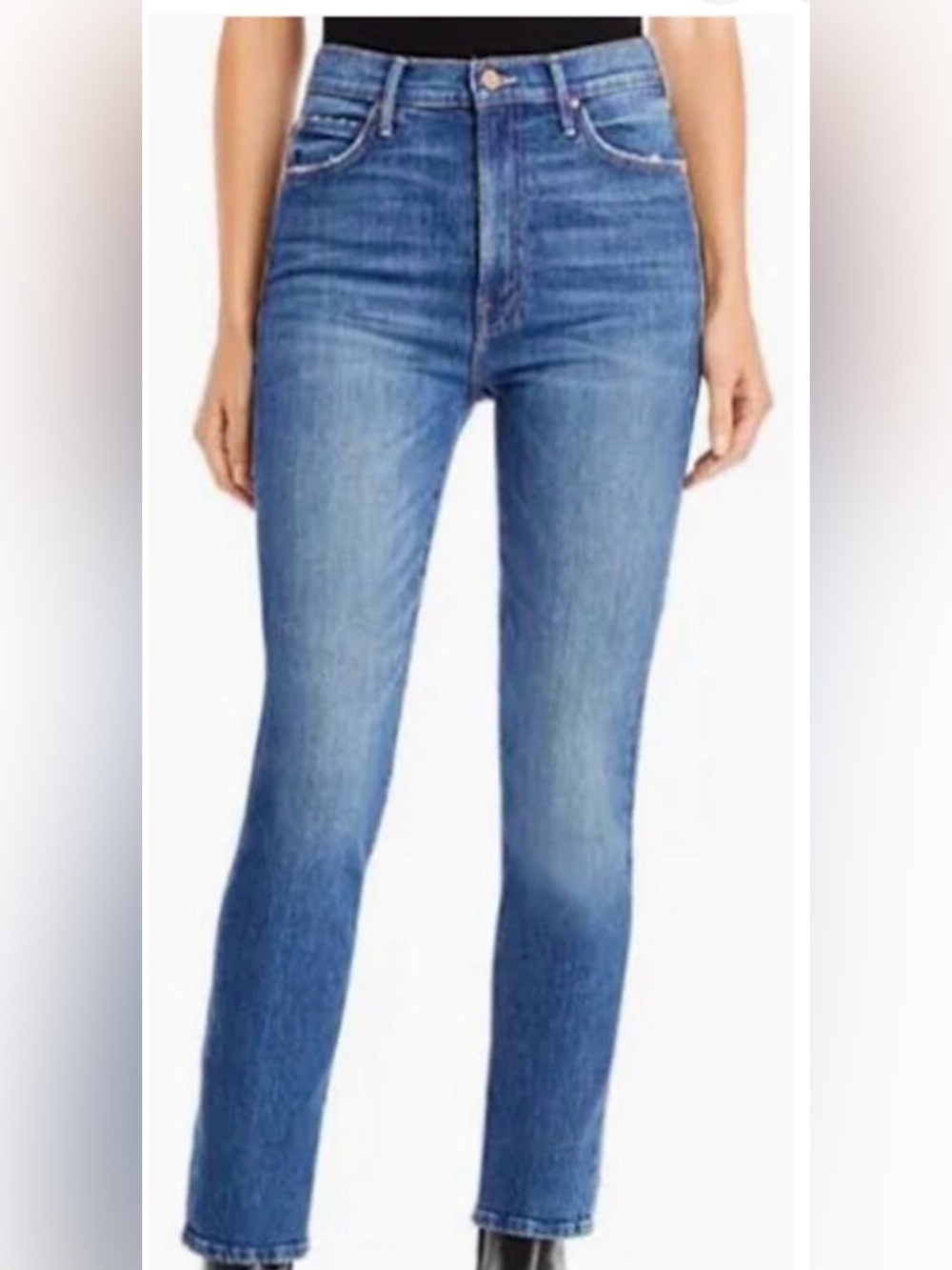 Mother Jeans The Swooner Rascal Ankle Denim Slim Straight Where is My Mind 26